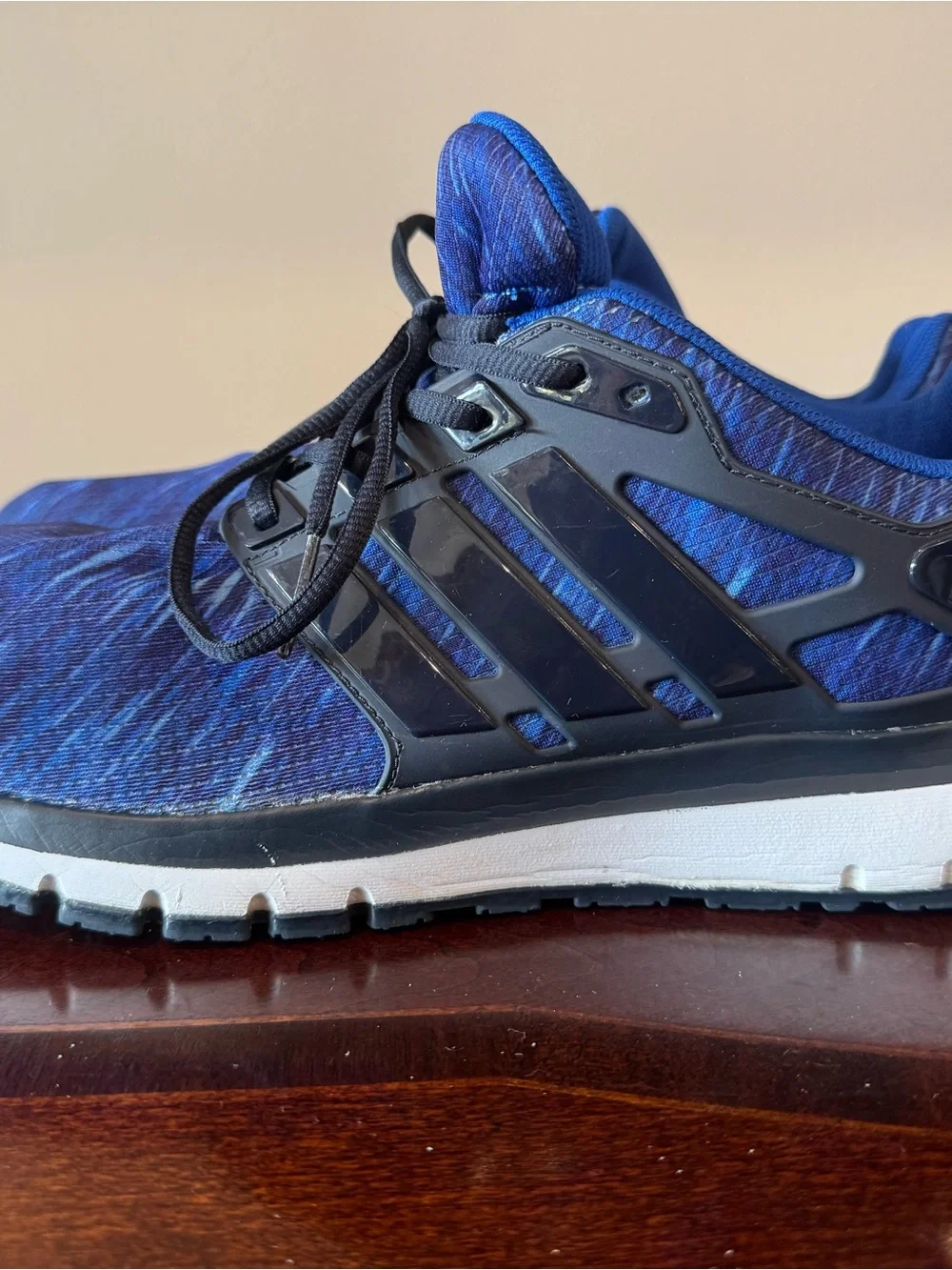 adidas Energy Cloud WTC Low Top Lace-Up Sneakers Blue Mesh Cushioned BY2047